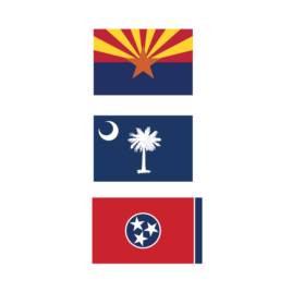 Driver Flag Decals – States